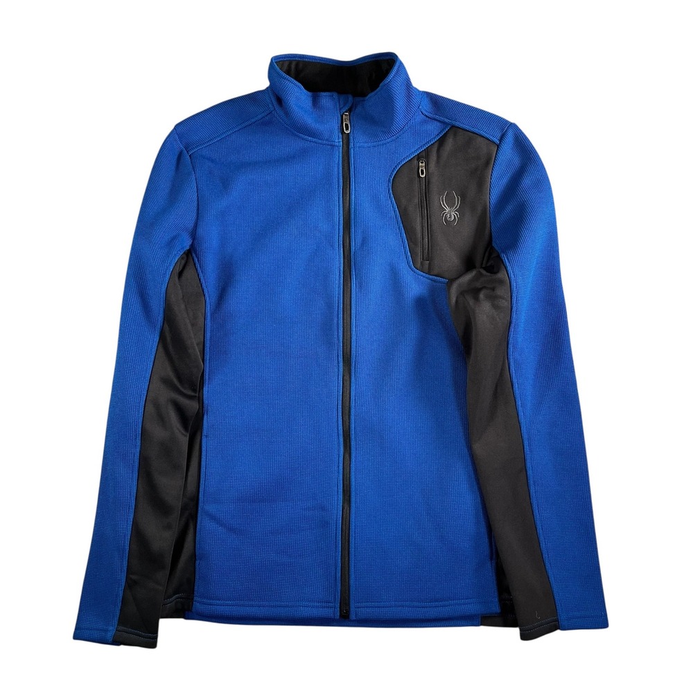 Spyder‎ Men's Blue/Black Long Sleeve Full Zip Jacket Size Large